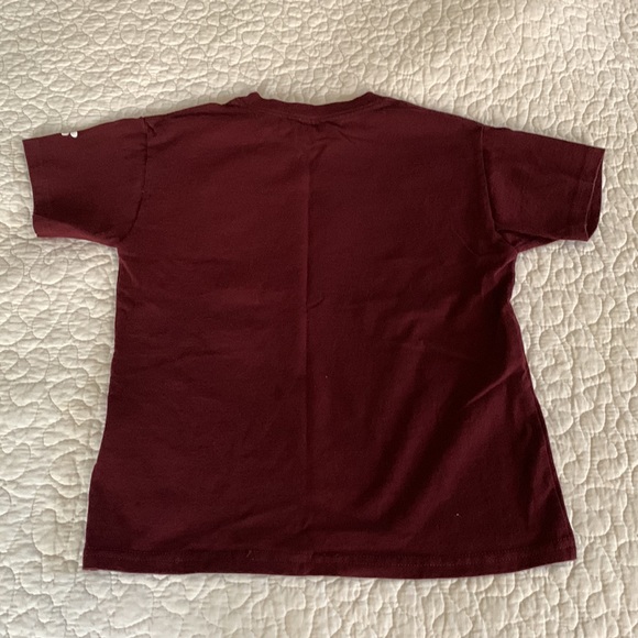 Russel Athletic Boys Maroon T-Shirt 6/7 - Picture 2 of 4